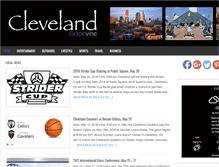 Tablet Screenshot of clevelandgrapevine.com